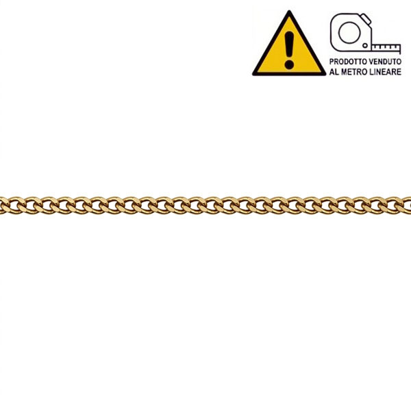 MINUTEX Catena Filo in Acciaio Ottonato MOD. 882 - MINUTEX